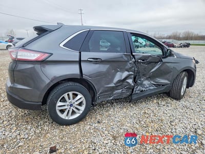 Trzecie zdjęcie samochodu z tyłu: 2018 FORD EDGE SEL VIN:2FMPK3J92JBB09515 - miniatura