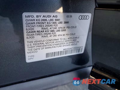 Zdjęcie 13 z 13 samochodu: 2025 AUDI Q5 E PREMIUM PLUS 55 VIN:WA1E2AFY0S2059473 - miniatura