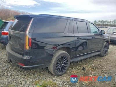 Trzecie zdjęcie samochodu z tyłu: 2023 CADILLAC ESCALADE ESV PREMIUM LUXURY VIN:1GYS4KKL8PR211818 - miniatura
