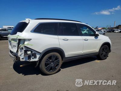 Trzecie zdjęcie samochodu z tyłu: 2022 HONDA PILOT SE VIN:5FNYF5H22NB014639 - miniatura
