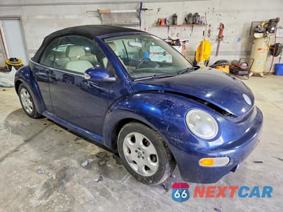 Czwarte zdjęcie samochodu z boku: 2003 VOLKSWAGEN NEW BEETLE GLS VIN:3VWCK21Y43M325515 - miniatura