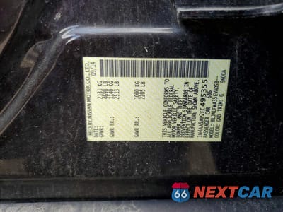 Zdjęcie 12 z 12 samochodu: 2014 NISSAN MAXIMA 3.5 S VIN:1N4AA5AP2EC495355 - miniatura