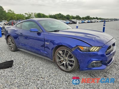 Czwarte zdjęcie samochodu z boku: 2016 FORD MUSTANG GT VIN:1FA6P8CF8G5224057 - miniatura