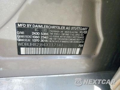 Zdjęcie 12 z 12 samochodu: 2004 MERCEDES-BENZ E 320 4MATIC VIN:WDBUH82J64X117141 - miniatura