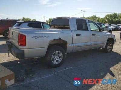 Trzecie zdjęcie samochodu z tyłu: 2006 DODGE DAKOTA QUAD SLT VIN:1D7HE48N06S616876 - miniatura