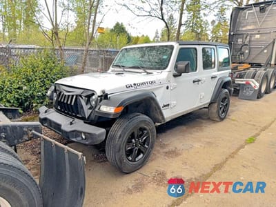 Drugie zdjęcie samochodu z przodu: 2020 JEEP WRANGLER UNLIMITED SPORT VIN:1C4HJXDMXLW347620 - miniatura