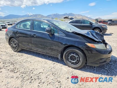 Czwarte zdjęcie samochodu z boku: 2012 HONDA CIVIC EX VIN:19XFB2F8XCE341916 - miniatura