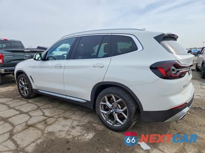 Drugie zdjęcie samochodu z przodu: 2022 BMW X3 XDRIVE30I VIN:WBX57DP05NN126012 - miniatura