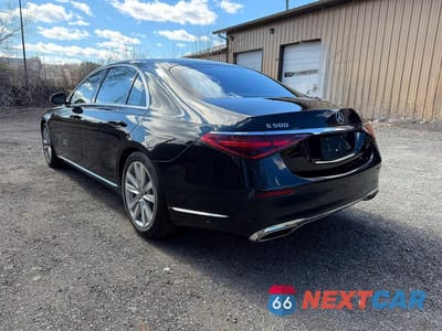 Czwarte zdjęcie samochodu z boku: 2022 MERCEDES-BENZ S 500 4MATIC VIN:W1K6G6DBXNA066843 - miniatura