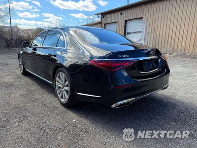 Czwarte zdjęcie samochodu z boku: 2022 MERCEDES-BENZ S 500 4MATIC VIN:W1K6G6DBXNA066843 - miniatura