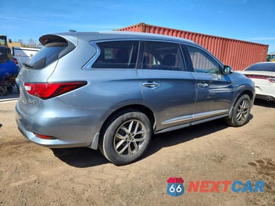 Trzecie zdjęcie samochodu z tyłu: 2017 INFINITI QX60 BASE VIN:5N1DL0MM0HC550648 - miniatura