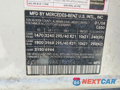 Zdjęcie 13 z 13 samochodu: 2008 MERCEDES-BENZ GL 550 4MATIC VIN:4JGBF86E98A373354 - miniatura