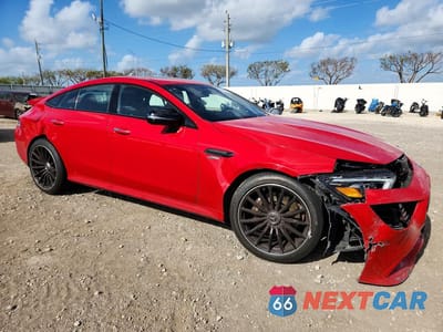 Czwarte zdjęcie samochodu z boku: 2019 MERCEDES-BENZ AMG GT 53 VIN:WDD7X6BBXKA007407 - miniatura