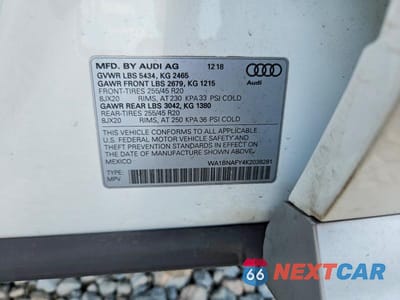 Zdjęcie 13 z 13 samochodu: 2019 AUDI Q5 PREMIUM PLUS VIN:WA1BNAFY4K2038281 - miniatura