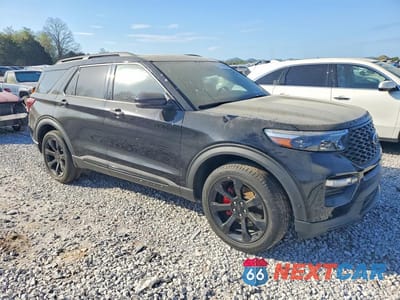 Czwarte zdjęcie samochodu z boku: 2021 FORD EXPLORER ST VIN:1FM5K8GC2MGC47253 - miniatura