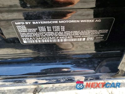 Zdjęcie 12 z 12 samochodu: 2021 BMW 530E VIN:WBA13AG02MCF46245 - miniatura