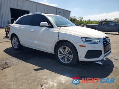 Czwarte zdjęcie samochodu z boku: 2018 AUDI Q3 PREMIUM VIN:WA1BCCFS6JR030041 - miniatura