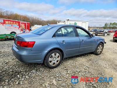 Trzecie zdjęcie samochodu z tyłu: 2009 HYUNDAI SONATA GLS VIN:5NPET46C59H476685 - miniatura