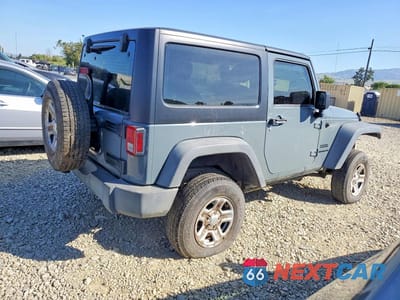 Trzecie zdjęcie samochodu z tyłu: 2015 JEEP WRANGLER SPORT VIN:1C4AJWAG6FL597632 - miniatura