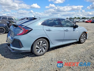 Trzecie zdjęcie samochodu z tyłu: 2017 HONDA CIVIC LX VIN:SHHFK7H22HU423340 - miniatura