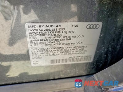 Zdjęcie 13 z 13 samochodu: 2024 AUDI SQ5 PRESTIGE VIN:WA1C4BFY2R2045091 - miniatura