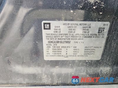 Zdjęcie 13 z 13 samochodu: 2016 CHEVROLET TRAX 1LT VIN:3GNCJLSB1GL279652 - miniatura