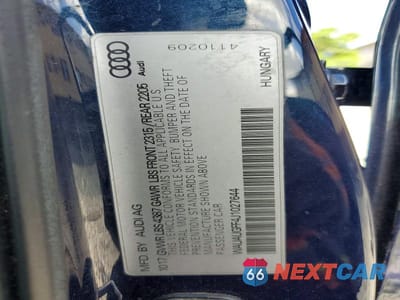 Zdjęcie 13 z 13 samochodu: 2018 AUDI A3 PREMIUM VIN:WAUAUGFF4J1027644 - miniatura