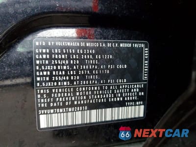 Zdjęcie 13 z 13 samochodu: 2026 VOLKSWAGEN TIGUAN SEL R-LINE TURBO VIN:3VVUW7RMXTM028910 - miniatura