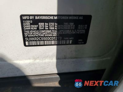 Zdjęcie 13 z 13 samochodu: 2014 BMW X5 SDRIVE35I VIN:5UXKR2C55E0C01273 - miniatura