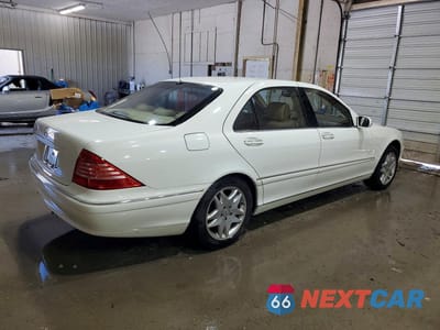 Trzecie zdjęcie samochodu z tyłu: 2003 MERCEDES-BENZ S 430 VIN:WDBNG70J33A368026 - miniatura