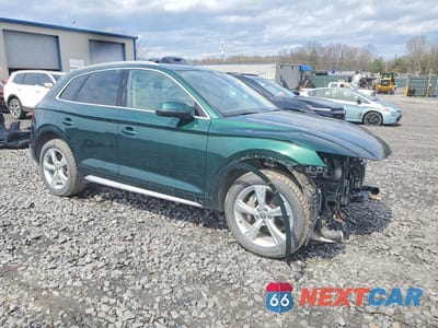 Czwarte zdjęcie samochodu z boku: 2020 AUDI Q5 PREMIUM PLUS VIN:WA1BNAFY5L2091489 - miniatura