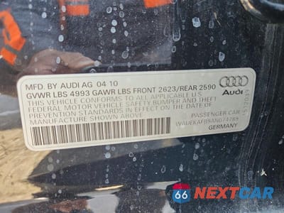 Zdjęcie 12 z 12 samochodu: 2010 AUDI A6 PREMIUM PLUS VIN:WAUEKAFB9AN074789 - miniatura