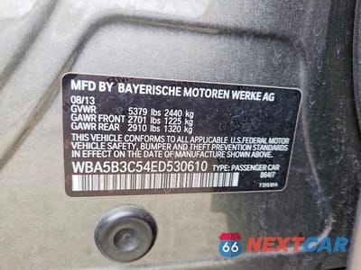 Zdjęcie 13 z 13 samochodu: 2014 BMW 535 XI VIN:WBA5B3C54ED530610 - miniatura