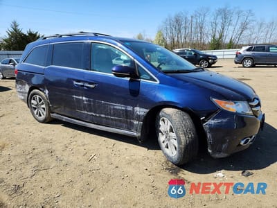 Czwarte zdjęcie samochodu z boku: 2016 HONDA ODYSSEY TOURING VIN:5FNRL5H95GB119592 - miniatura