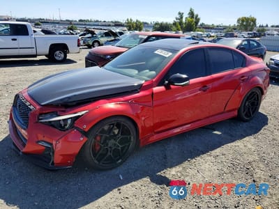 2019 INFINITI Q50 RED SPORT 400 JN1FV7AP0KM760816 - główne zdjęcie licytacji z USA - miniatura