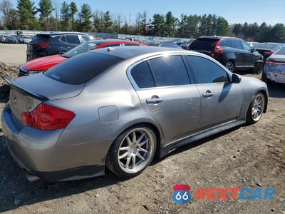 Trzecie zdjęcie samochodu z tyłu: 2009 INFINITI G37 SEDAN X VIN:JNKCV61F49M361675 - miniatura