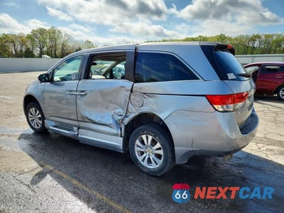 Drugie zdjęcie samochodu z przodu: 2016 HONDA ODYSSEY EXL VIN:5FNRL5H66GB106307 - miniatura