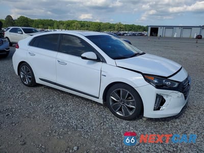 Czwarte zdjęcie samochodu z boku: 2018 HYUNDAI IONIQ LIMITED VIN:KMHC85LC6JU077566 - miniatura