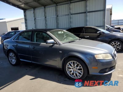 Czwarte zdjęcie samochodu z boku: 2008 AUDI A4 2.0T VIN:WAUAF78E78A134728 - miniatura
