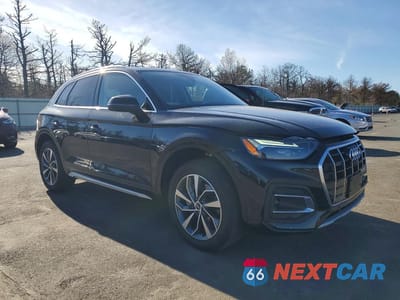Czwarte zdjęcie samochodu z boku: 2021 AUDI Q5 PREMIUM PLUS VIN:WA1BAAFY1M2040469 - miniatura