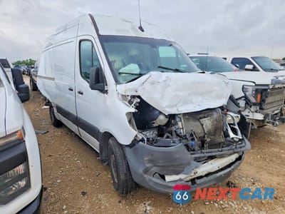 Czwarte zdjęcie samochodu z boku: 2021 MERCEDES BENZ SPRINTER 2500 DELIVERY VAN VIN:W1Y4EBHY9MT059878 - miniatura