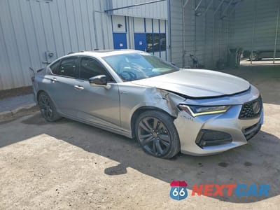 Czwarte zdjęcie samochodu z boku: 2021 ACURA TLX TECH A VIN:19UUB5F50MA004840 - miniatura