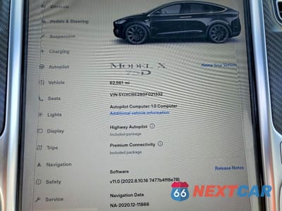 Zdjęcie 9 z 12 samochodu: 2016 TESLA MODEL X VIN:5YJXCBE28GF021332 - miniatura
