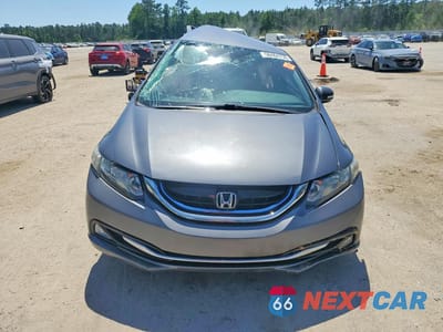 Piąte zdjęcie samochodu w środku: 2013 HONDA CIVIC HYBRID VIN:19XFB4F23DE001337 - miniatura
