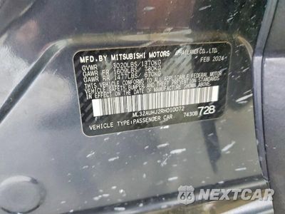 Zdjęcie 13 z 13 samochodu: 2024 MITSUBISHI MIRAGE ES VIN:ML32AUHJ2RH010072 - miniatura