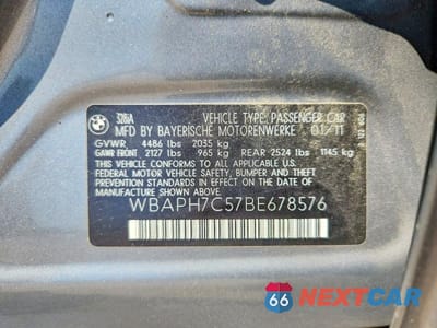 Zdjęcie 12 z 12 samochodu: 2011 BMW 328 I VIN:WBAPH7C57BE678576 - miniatura