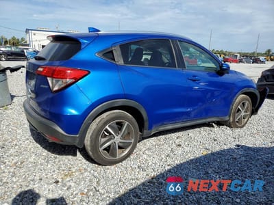 Trzecie zdjęcie samochodu z tyłu: 2022 HONDA HR-V EX VIN:3CZRU6H59NM720216 - miniatura