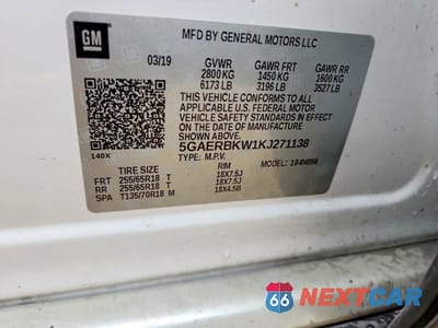 Zdjęcie 13 z 13 samochodu: 2019 BUICK ENCLAVE ESSENCE VIN:5GAERBKW1KJ271138 - miniatura