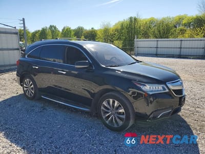 Czwarte zdjęcie samochodu z boku: 2014 ACURA MDX TECHNOLOGY VIN:5FRYD3H41EB017770 - miniatura