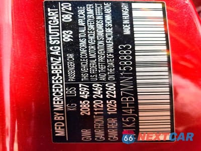 Zdjęcie 13 z 13 samochodu: 2021 MERCEDES-BENZ CLA 250 4MATIC VIN:W1K5J4HB7MN158883 - miniatura